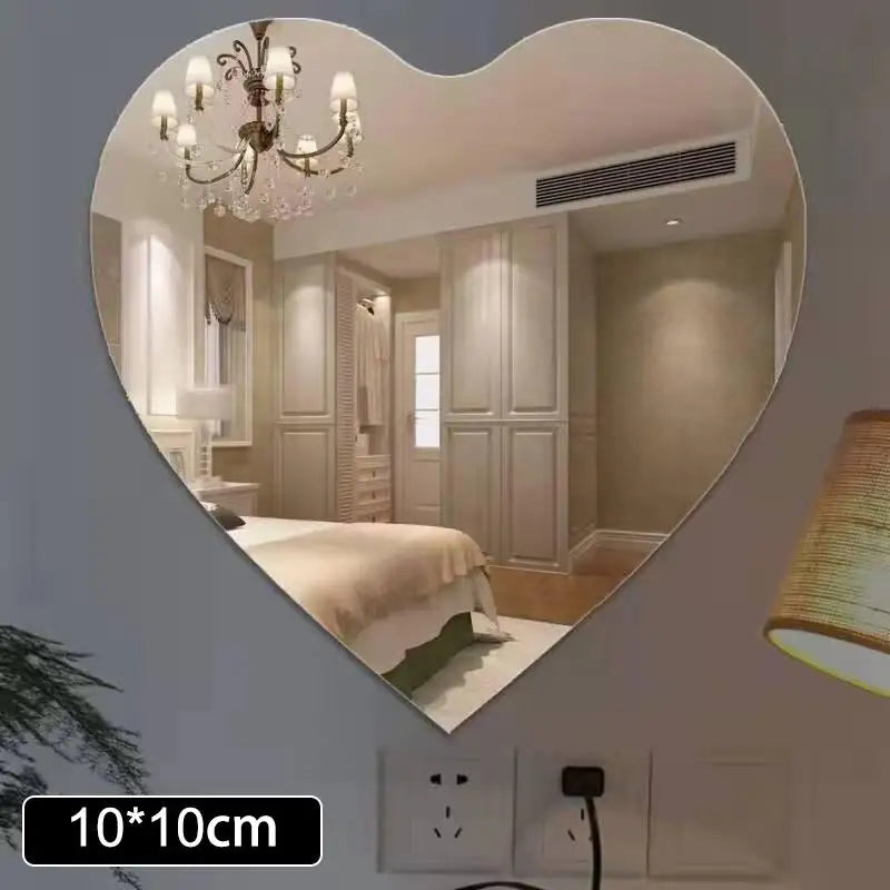 Square Acrylic Mirror Wall Sticker – DIY Mosaic Tile Decal