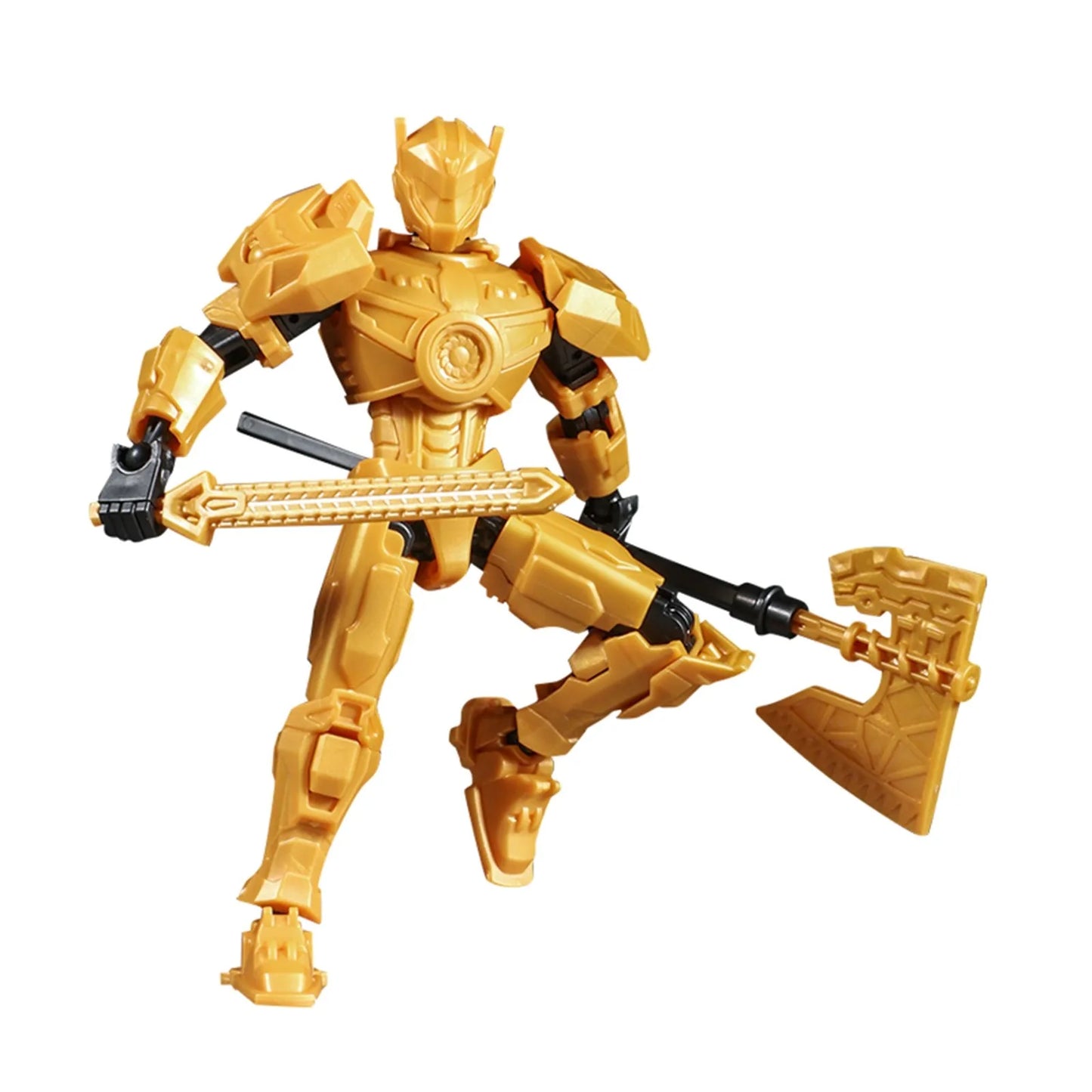 T13 MechWarrior 3D Printed Action Figure | Multi-Jointed Robot