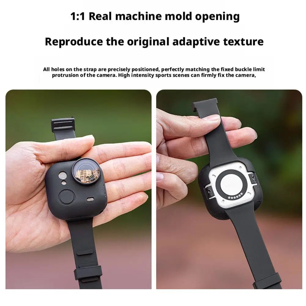 For Insta360 GO Ultra Strap Strap Strap, Silicone Adjustable Protective Cover, Sports Camera Accessories Peaceful Pleasures Health and Wellness