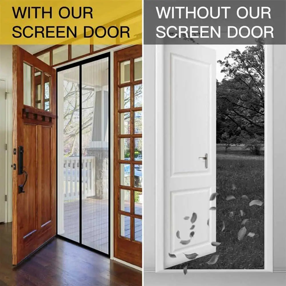 1/3/5pcs Magnetic Screen Door Self Sealing Hands Free Mesh Partition Keeps Bugs Out Pets and Kids Friendly Pending Keep Close Peaceful Pleasures Health and Wellness