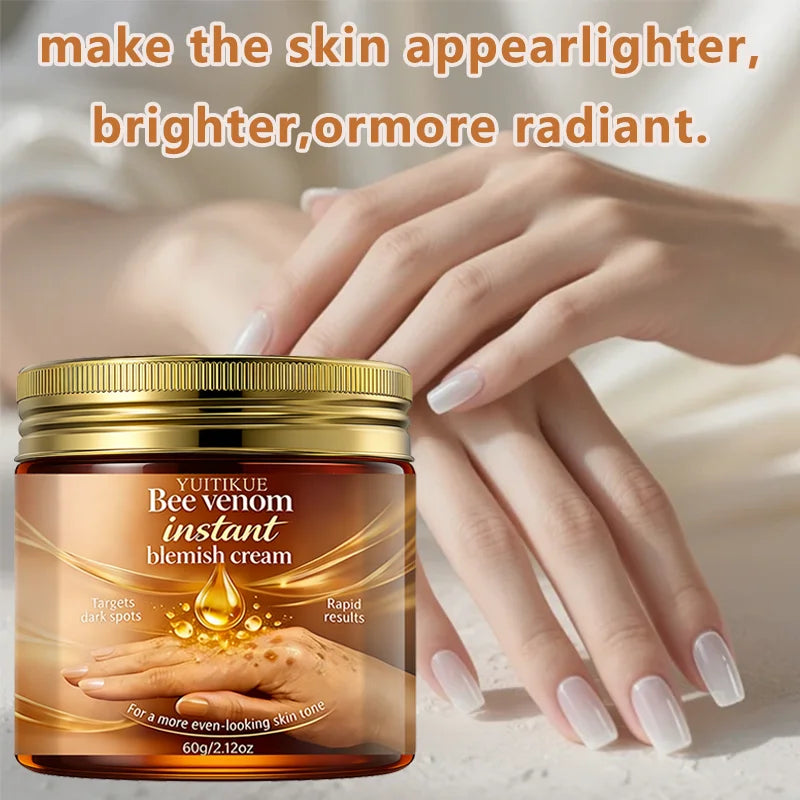 YUITIKUE Bee Venom Blemish Cream – Dark Spots & Brightening 60g Blemish Brightening Cream Peaceful Pleasures Health and Wellness
