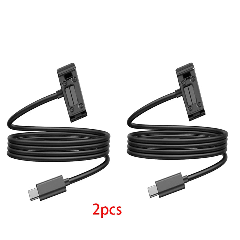 TELESIN Magnetic Waterproof Charging Side Cover Cable KIT For Gopro hero 9 10 11 12 13 Type-C Charging Cover Port Easy Removable Peaceful Pleasures Health and Wellness 2pcs