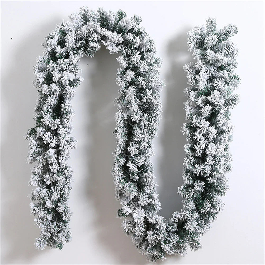 Artificial Christmas Garland 270cm 8.8ft – Flexible PVC Greenery