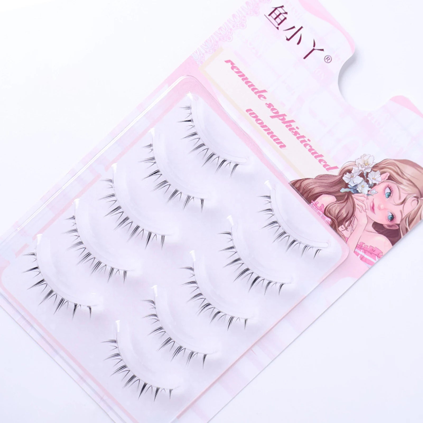 Natural Looking Bottom Fake Lashes Extension 5 Pairs 4-6mm Enlarges Eyes Curled Wispy Dense Lower False Eyelash For Daily Makeup Peaceful Pleasures Health and Wellness