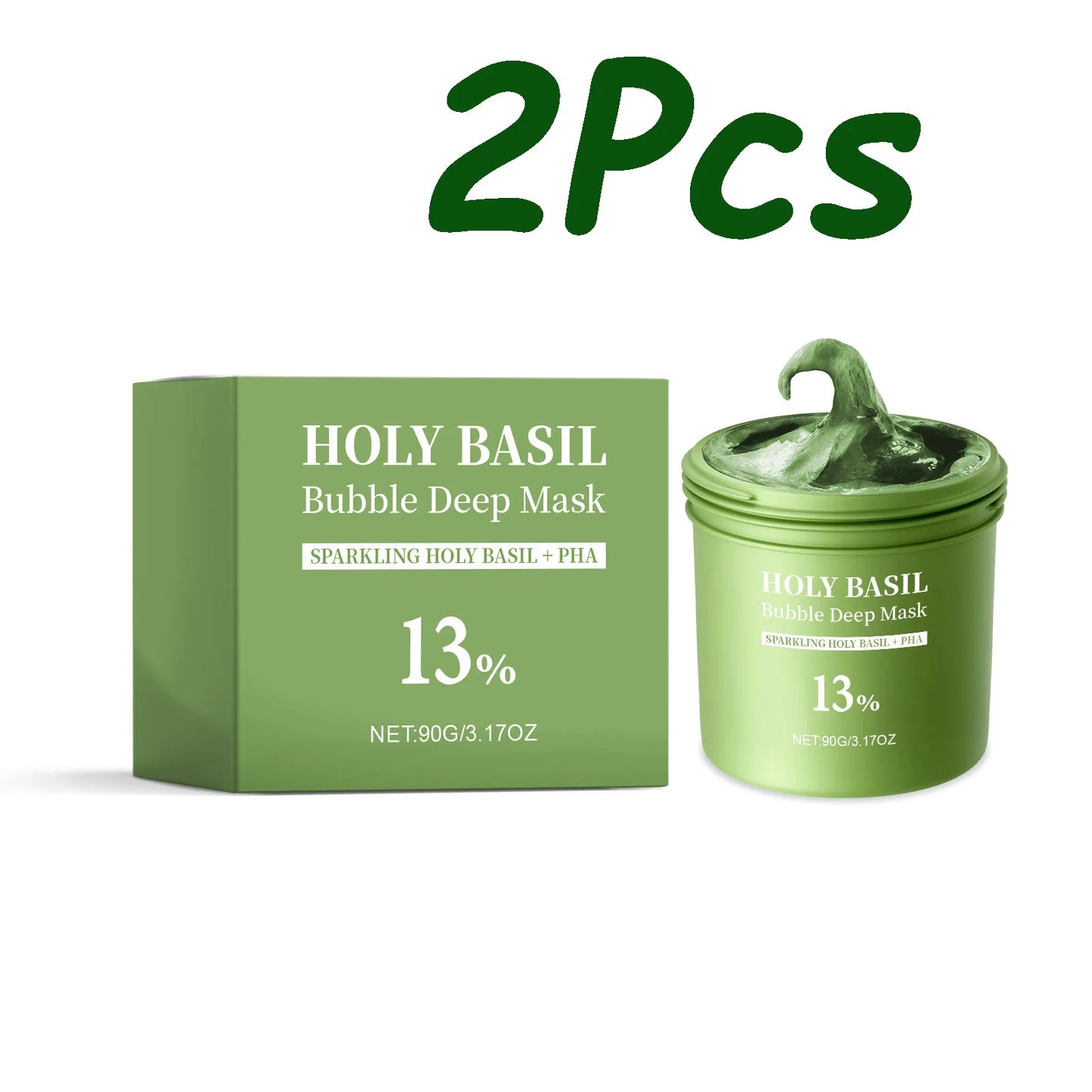 Basil Bubble Mud Mask – Blackhead, Oil Control & Pore Cleanser