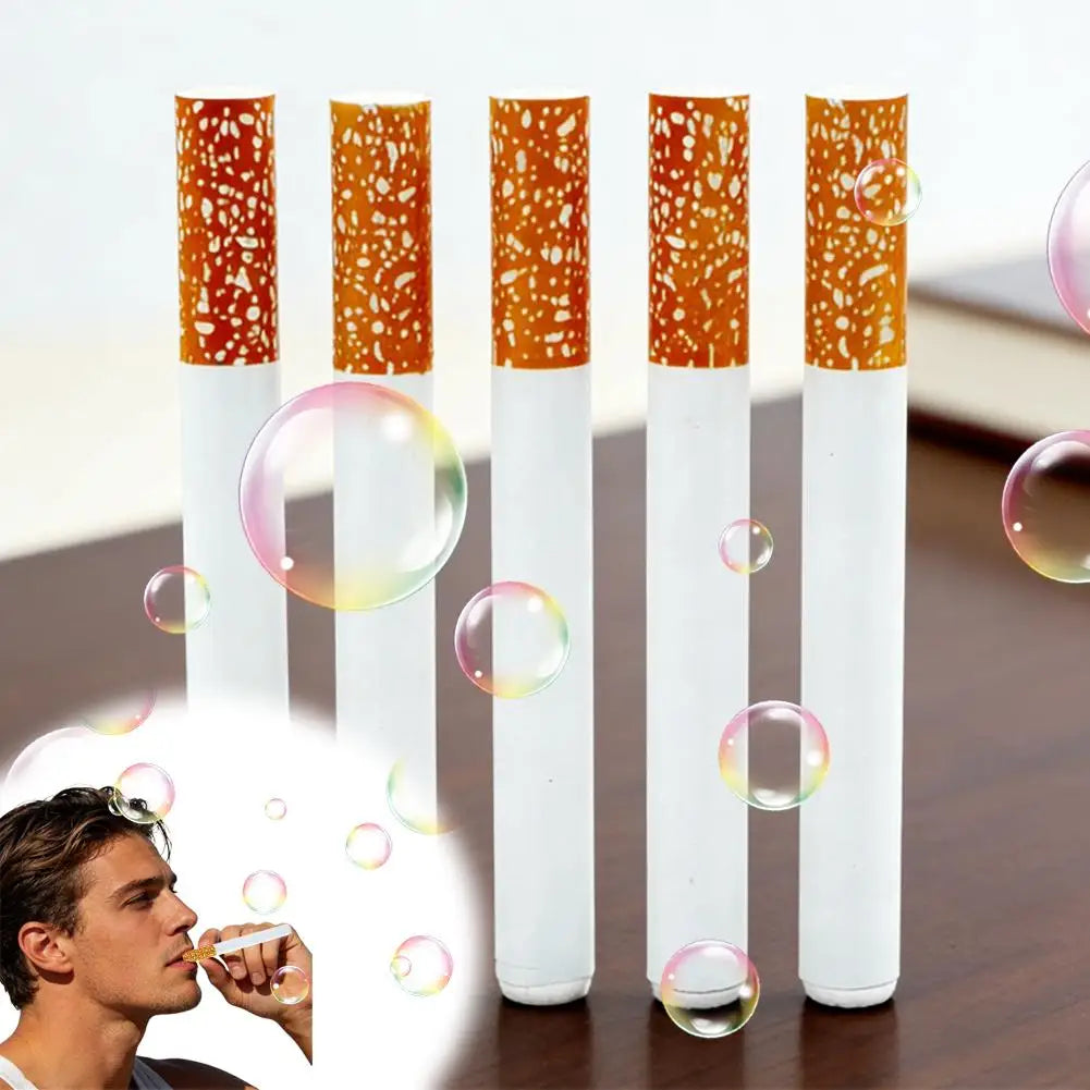 Cigarette-Shaped Bubble Blower Toy – Portable Novelty Fun Peaceful Pleasures Health and Wellness
