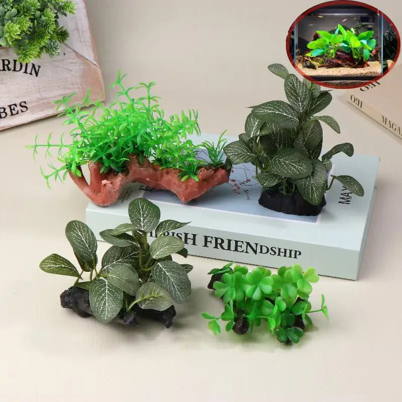Artificial Driftwood Branch Ornament for Aquarium Fish Tank