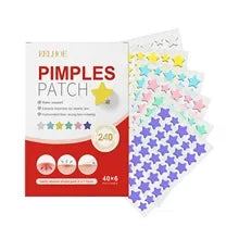 240pc Salicylic Acid Acne Patches – Colorful Pimple Stickers Peaceful Pleasures Health and Wellness 240pcs Star