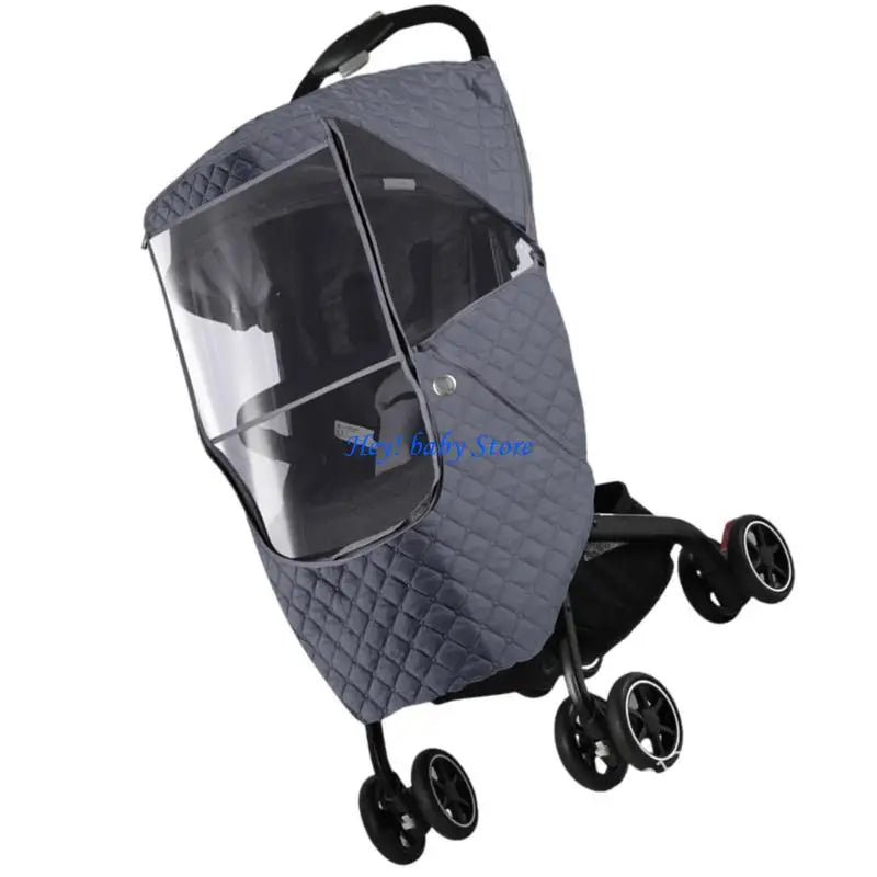 Universal Baby Pushchair Rain Cover Weather Shield with Window