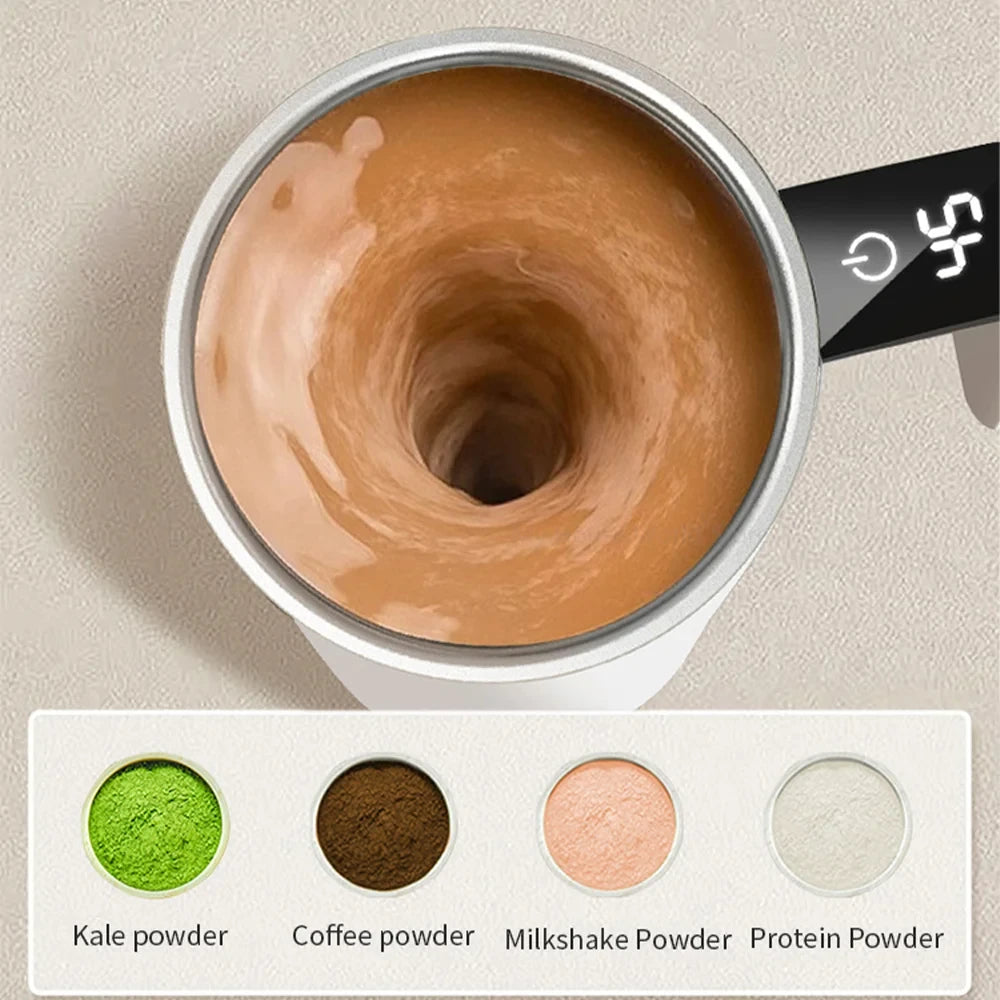 Automatic Self Stirring Cup | Rechargeable Magnetic Mixer