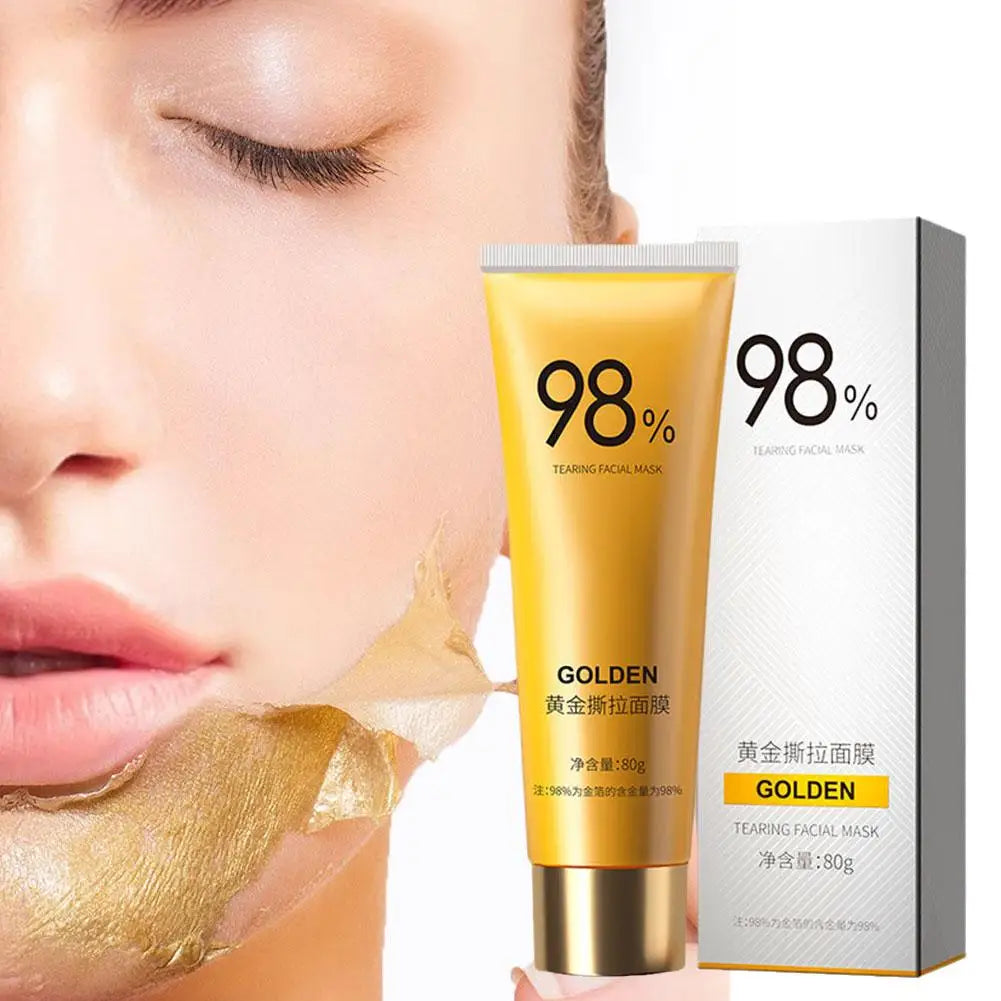 Gold Collagen Peel-Off Face Mask – Pores, Blackheads & Glow