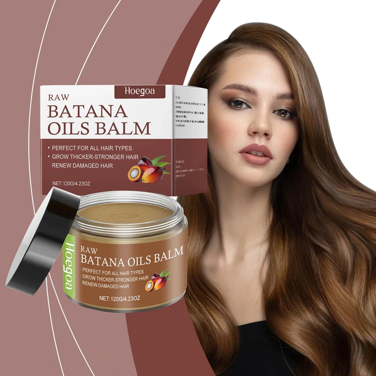 Hoegoa Batana Oil Hair Mask – Nourishing Balm for Smooth Hair