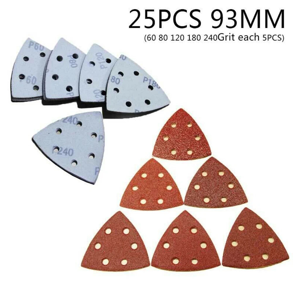 Triangle Sandpaper Sander Hook Sanding Disc Abrasive Tools Grit Power