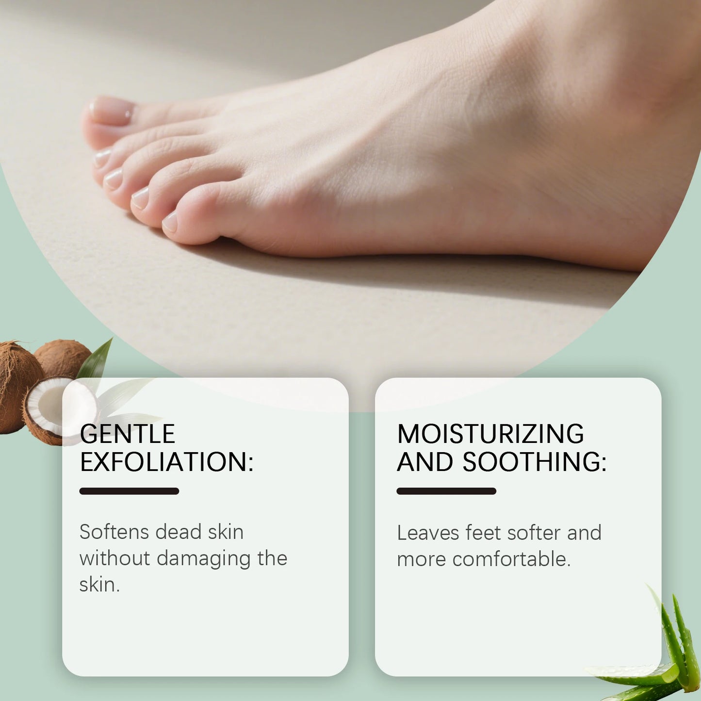 Foot Exfoliating Spray Callus Remover for Cracked Heels Moisturizing Remove Dead Skin Heel Drying Cracked Repair Foot Care Spray Peaceful Pleasures Health and Wellness