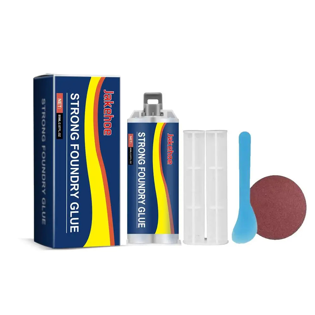 Metal Casting AB Repair Agent Waterproof Metal Sealant Strong Bond For Stainless Steel Copper Aluminum High Temp Resistant Peaceful Pleasures Health and Wellness A