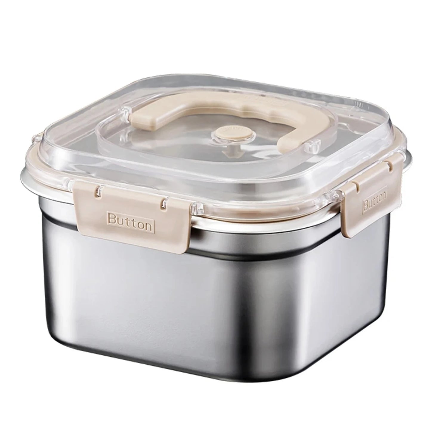 Stainless Steel Leakproof Food Storage Box with Handle