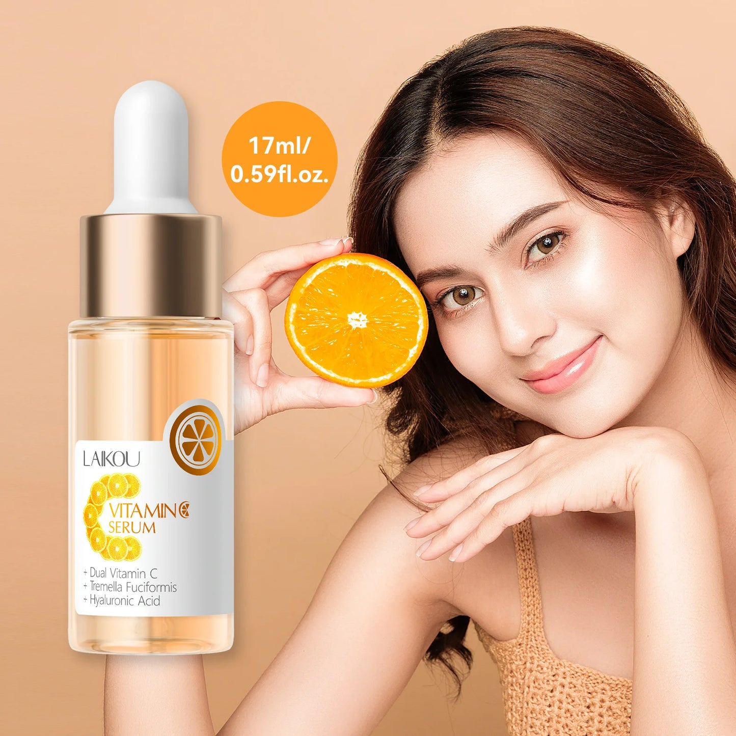 LAIKOU Vitamin C Facial Serum – Hydrating Anti-Aging Essence