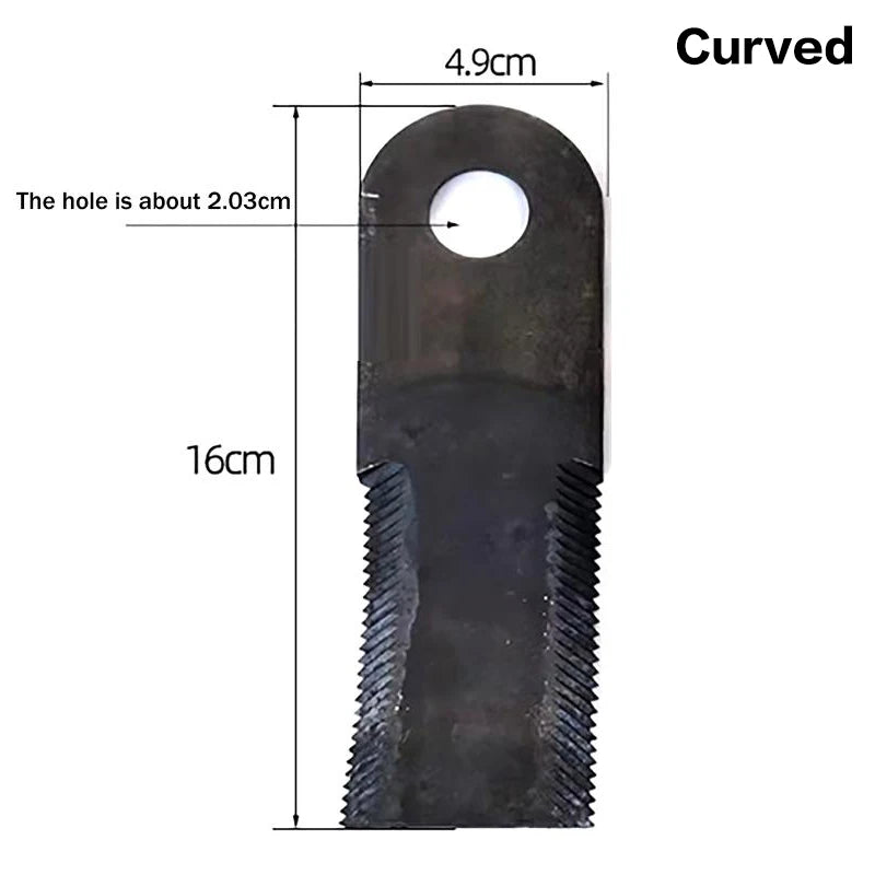 Serrated Knife Hammer | Lawn Mower Grass Shredder Replacement