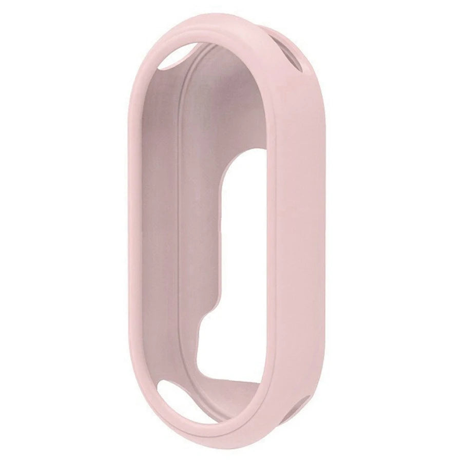 Silicone Case for Xiaomi Mi Band 8/9/10 NFC Shockproof Cover Peaceful Pleasures Health and Wellness Pink For Mi Band 8 9 10