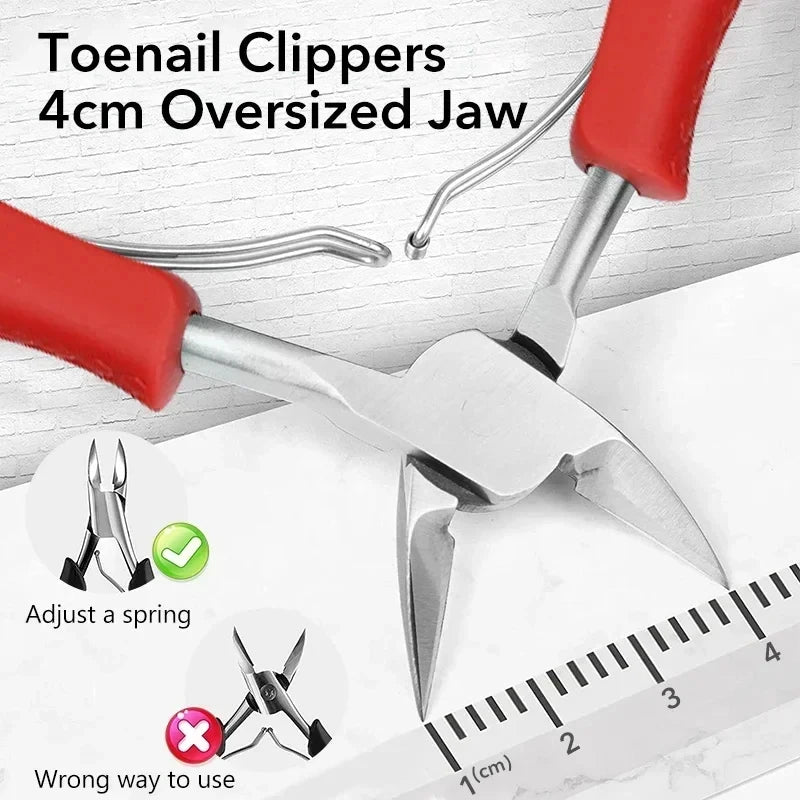 Professional Toenail Clipper Kit – Surgical Steel Nail Care Set