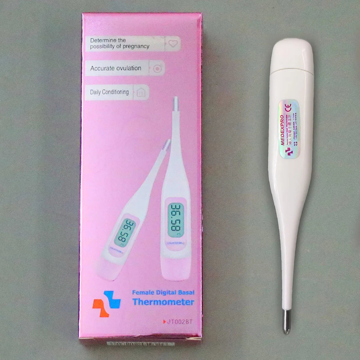 Medical home electronic thermometer for measuring body temperature, preparing for pregnancy, and accurately measuring ovulation Peaceful Pleasures Health and Wellness