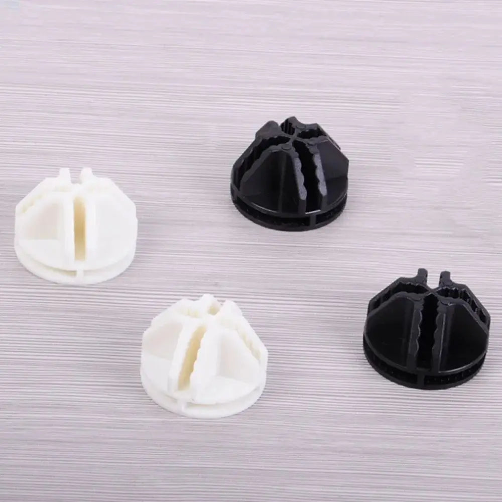 8Pcs Fasteners Accessories Wire Cube Connectors Storage Shelving Modular Organizer Cabinet Closet Clasp Cage Buckles DIY Plastic Peaceful Pleasures Health and Wellness