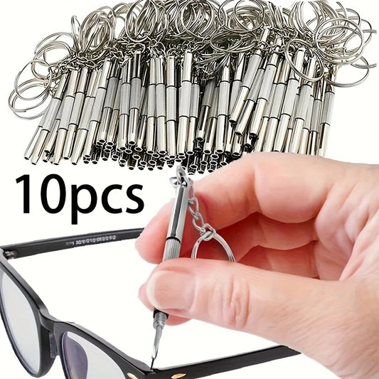 Mini Hand Glasses Screwdrivers 3-in-1 Spectacle Repair Kits Peaceful Pleasures Health and Wellness