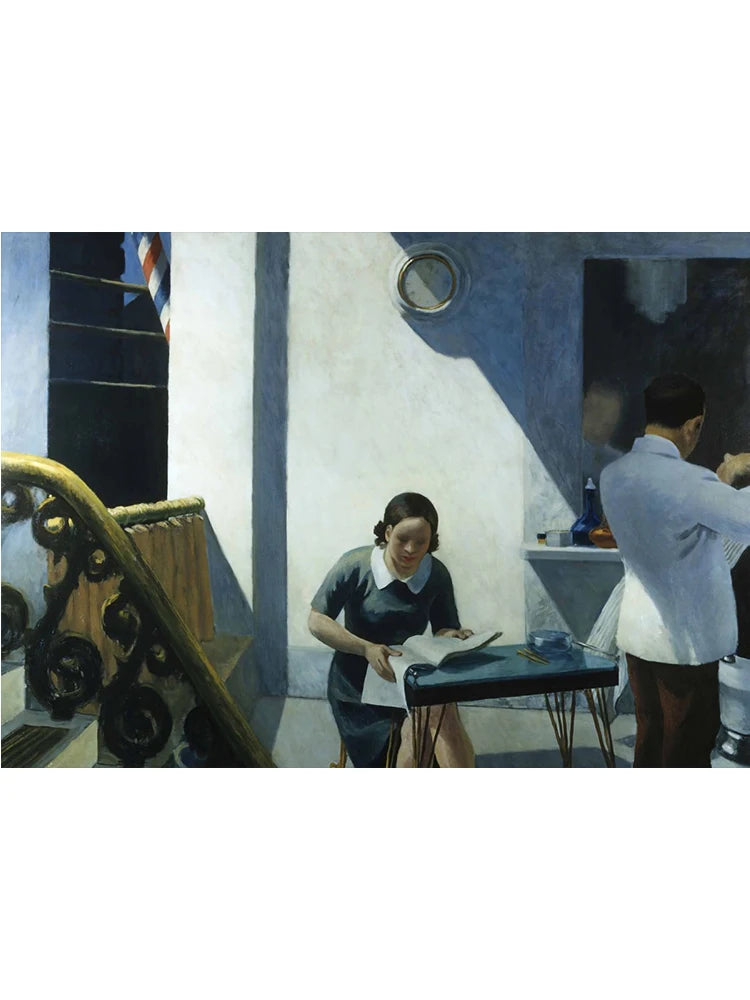 Edward Hopper Famous Realistic Master Art Poster Canvas Painting Nighthawks Life Landscape Wall Art Living Room Home Decorati Peaceful Pleasures Health and Wellness