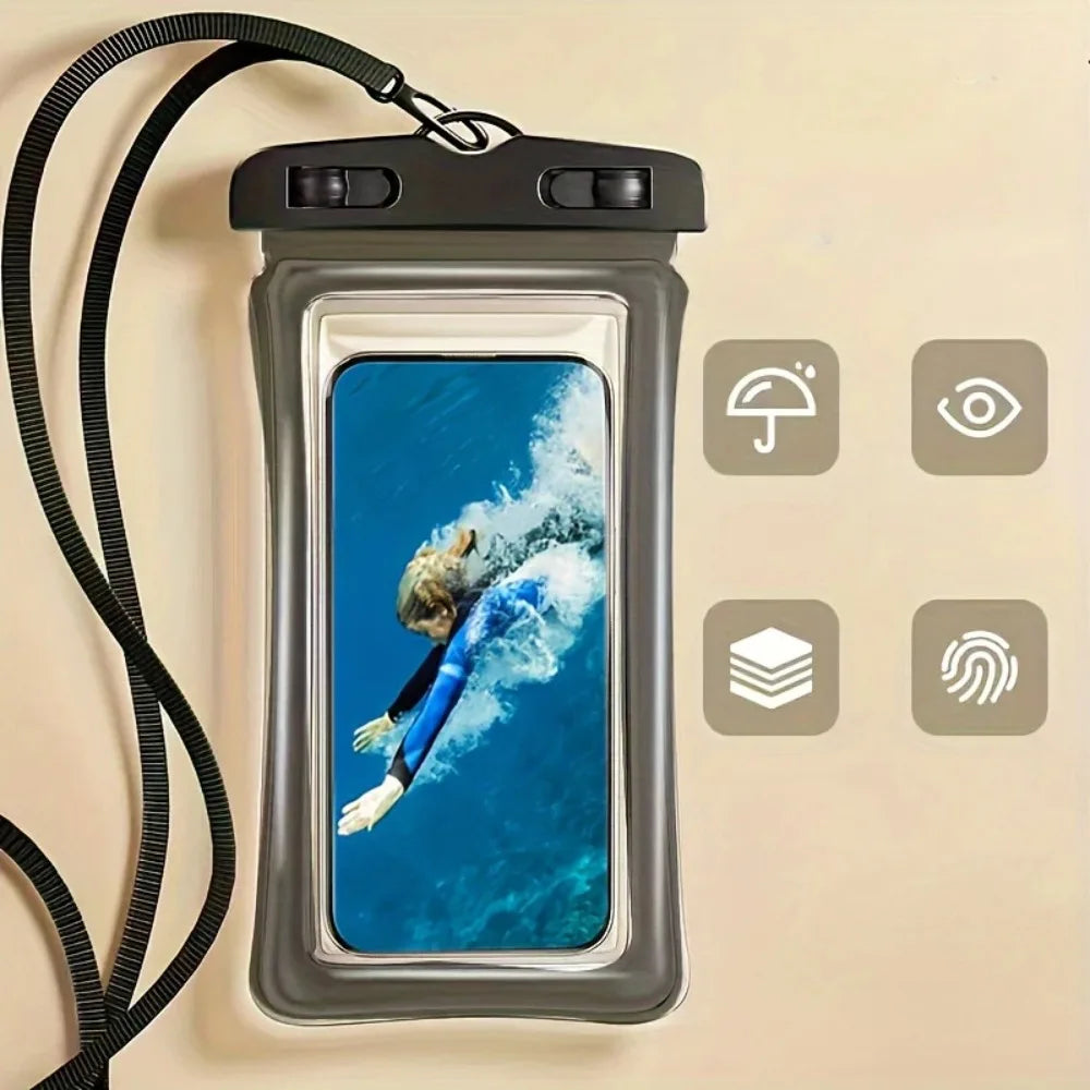 Waterproof Phone Pouch Touchscreen Dry Bag | Swimming