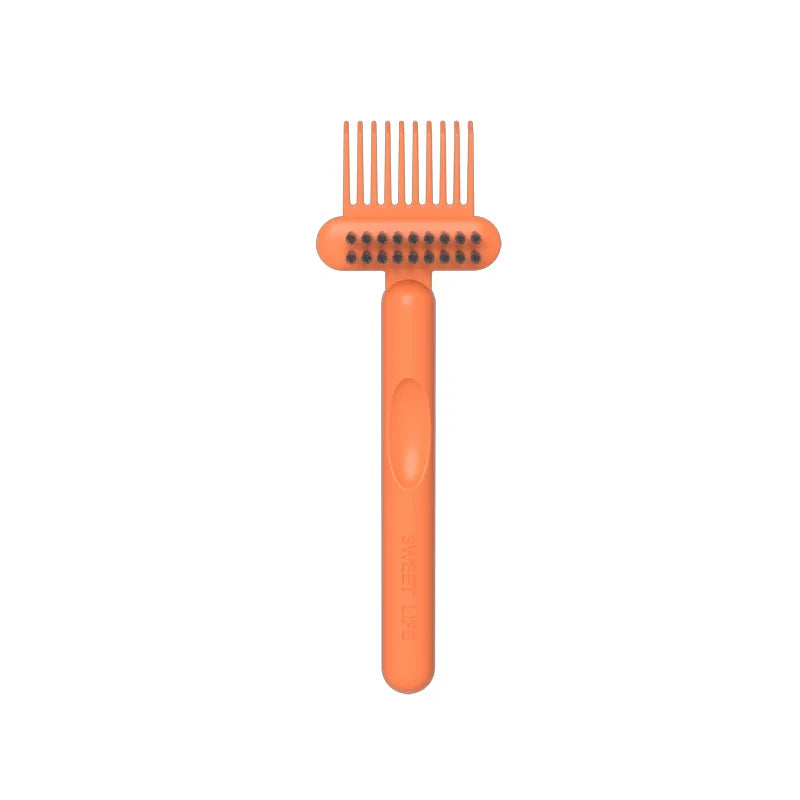 Comb Cleaning Brush – Hair Brush Cleaner Tool for All Combs Brush Cleaning Tool Peaceful Pleasures Health and Wellness ORANGE RED