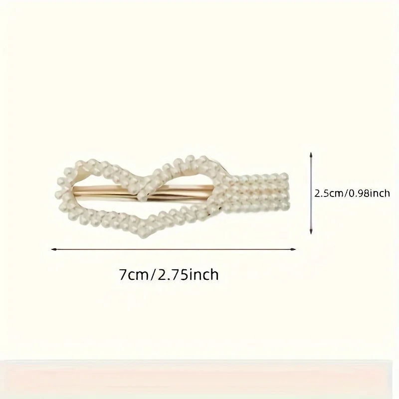 21pcs Elegant Bow Hair Clips – French & Korean Style Duckbill Peaceful Pleasures Health and Wellness