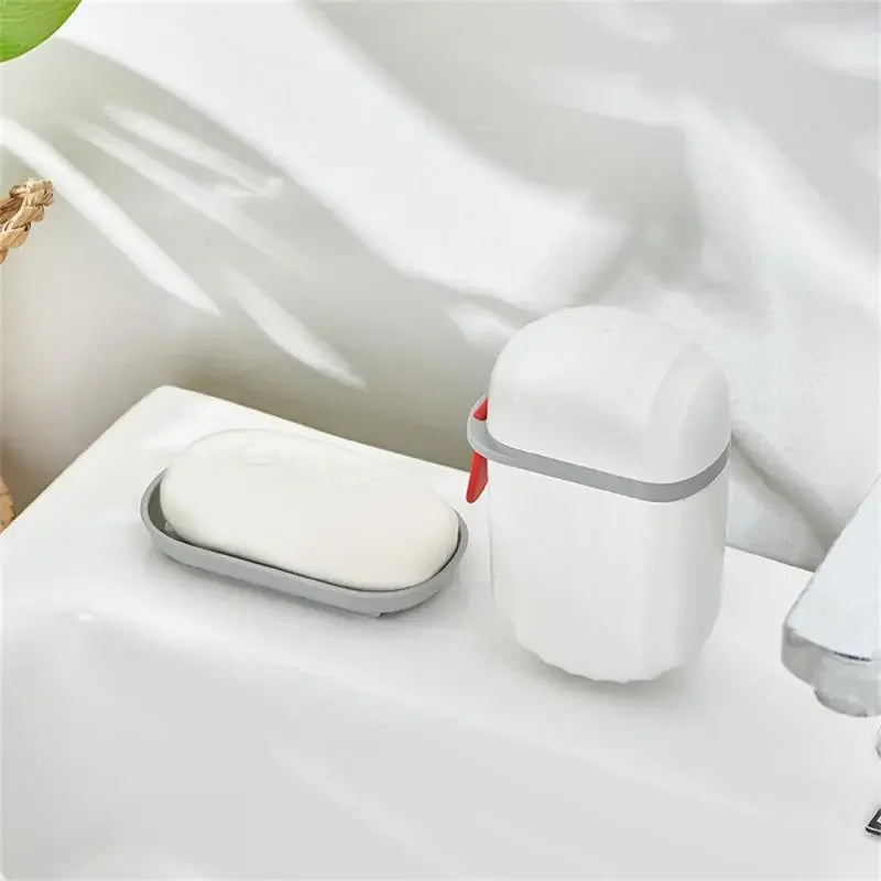 Portable Soap Dishes Sealed Storage Box Waterproof Travel Home Bathroom Soap Box Outdoor Storage Box Soap Box Organizer Tray Peaceful Pleasures Health and Wellness