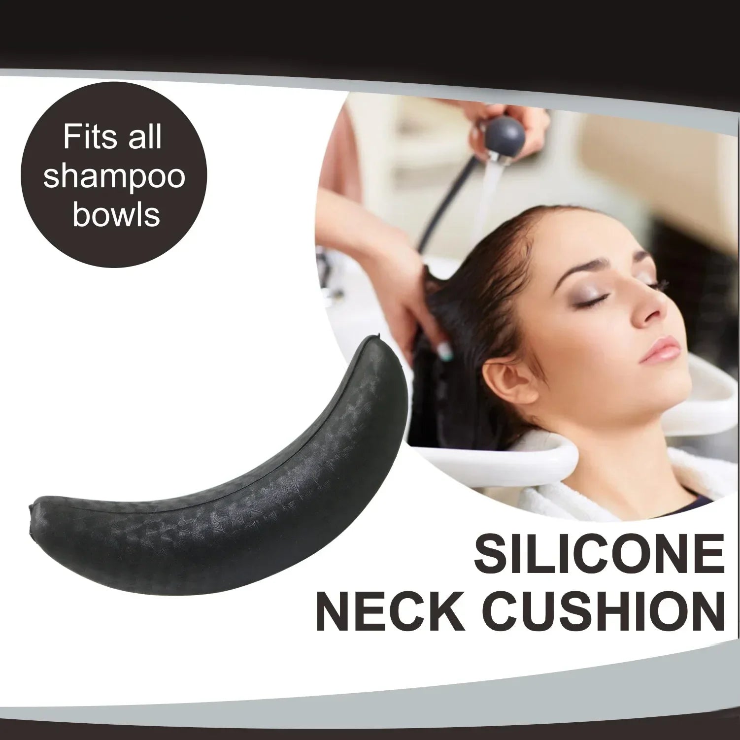 Silicone Hair Washing Sink Cushion, Shampoo Bowl Gel Neck Cushion, Hair Cleaning Headrest Pillow, Barber Tool for Home Use Peaceful Pleasures Health and Wellness