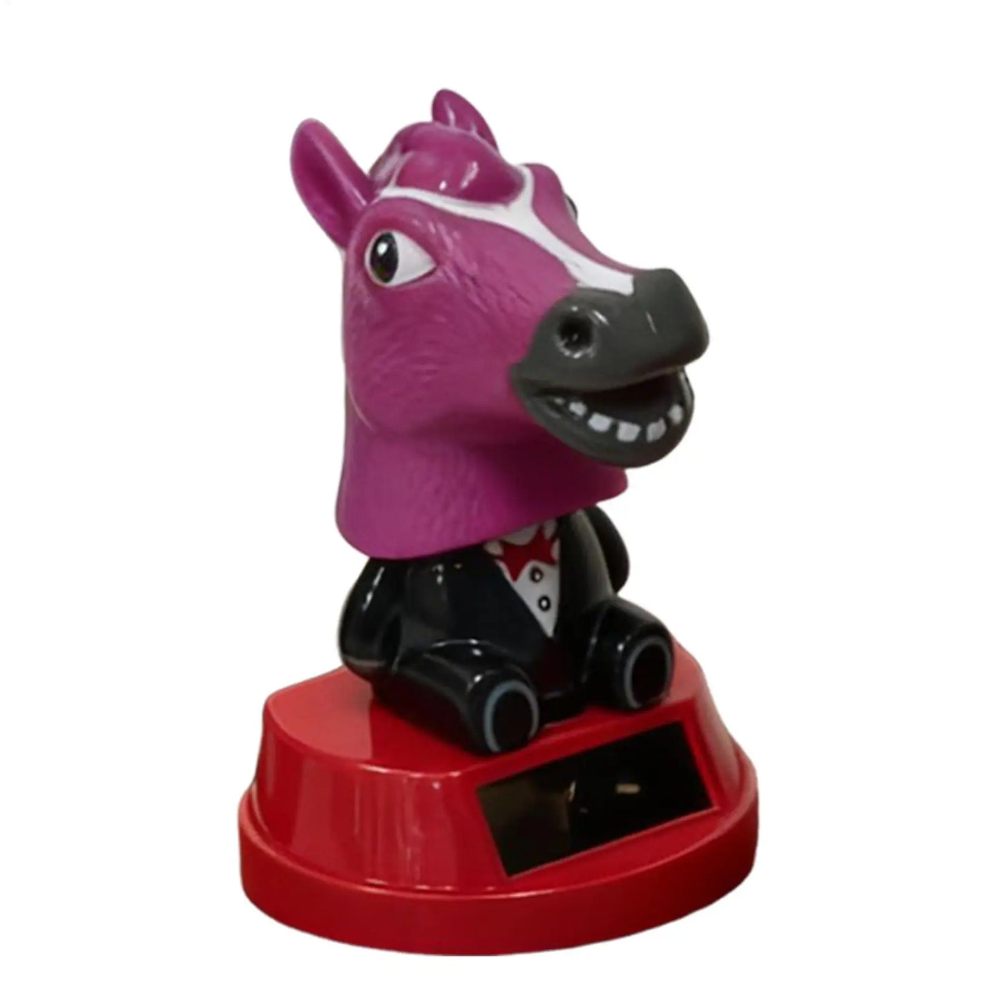 Solar Horse Bobblehead Car Dashboard Ornament | Shaking Figurine