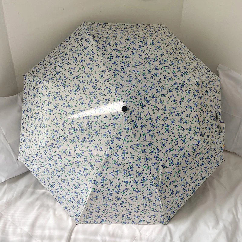 Women's UV Folding Auto Umbrella – Sun & Rain Protection
