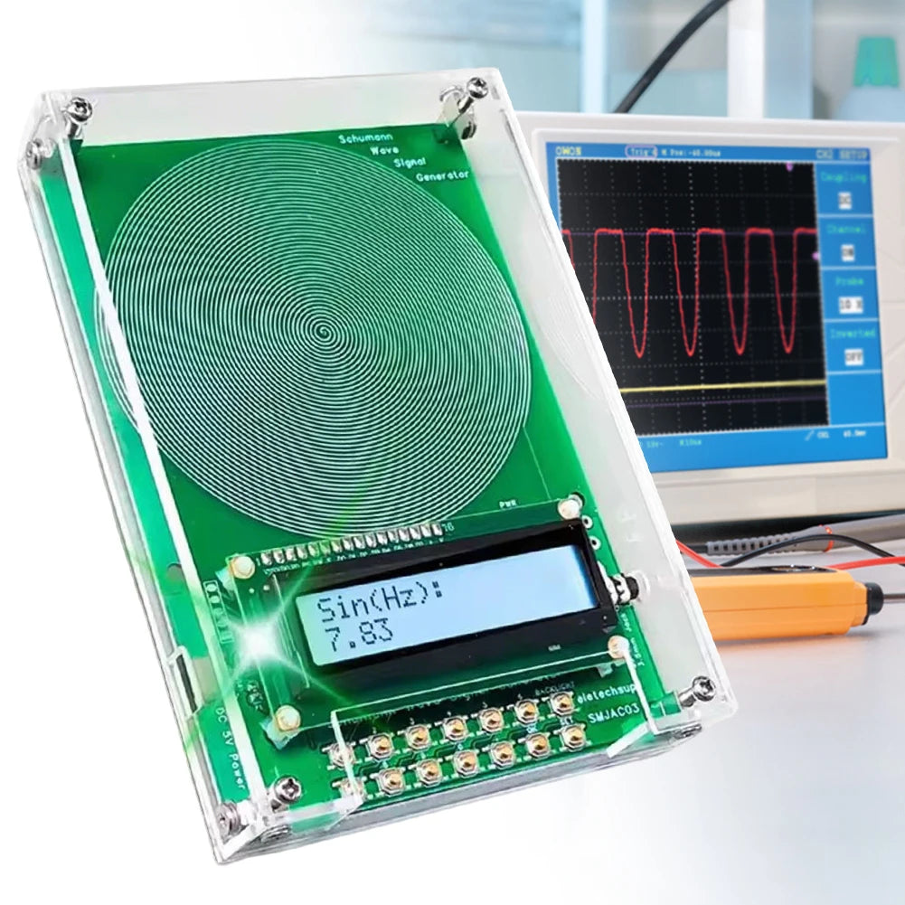 0.01hz-100000hz Frequency Modulation Premium Chip Schumann-Wave Generator Pure Sine Frequency Modulation Signal Generator Peaceful Pleasures Health and Wellness