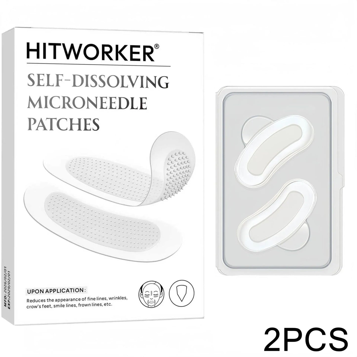 Microneedle Collagen Eye Patches – Hydrating & Firming Mask
