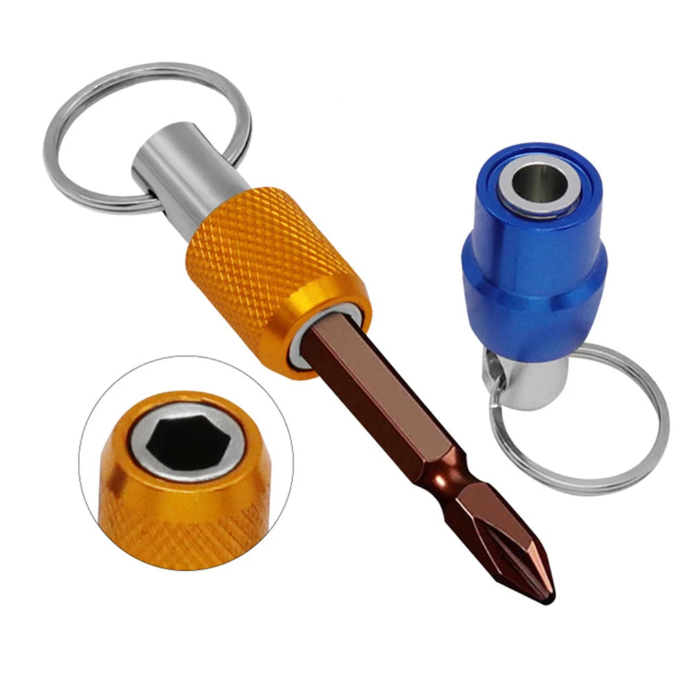 Drill Bit Holder 1 4 Hex Shank Screwdriver Keychain Extension Bar