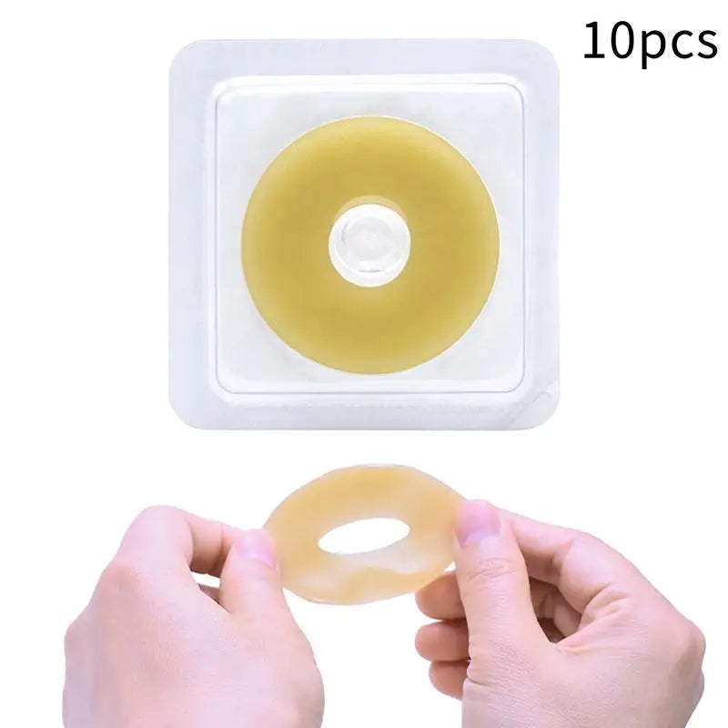 10Pcs Anti-Leakage Ring For Colostomy Bag Ostomy Paste Ring Baseplates Stoma Care Products To Protect Skin Peaceful Pleasures Health and Wellness