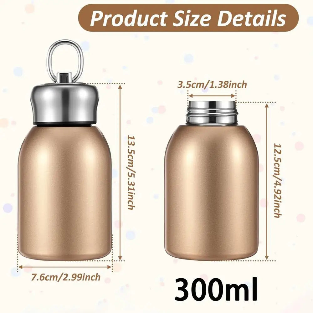 300ml Mini Vacuum Insulated Stainless Steel Water Bottle