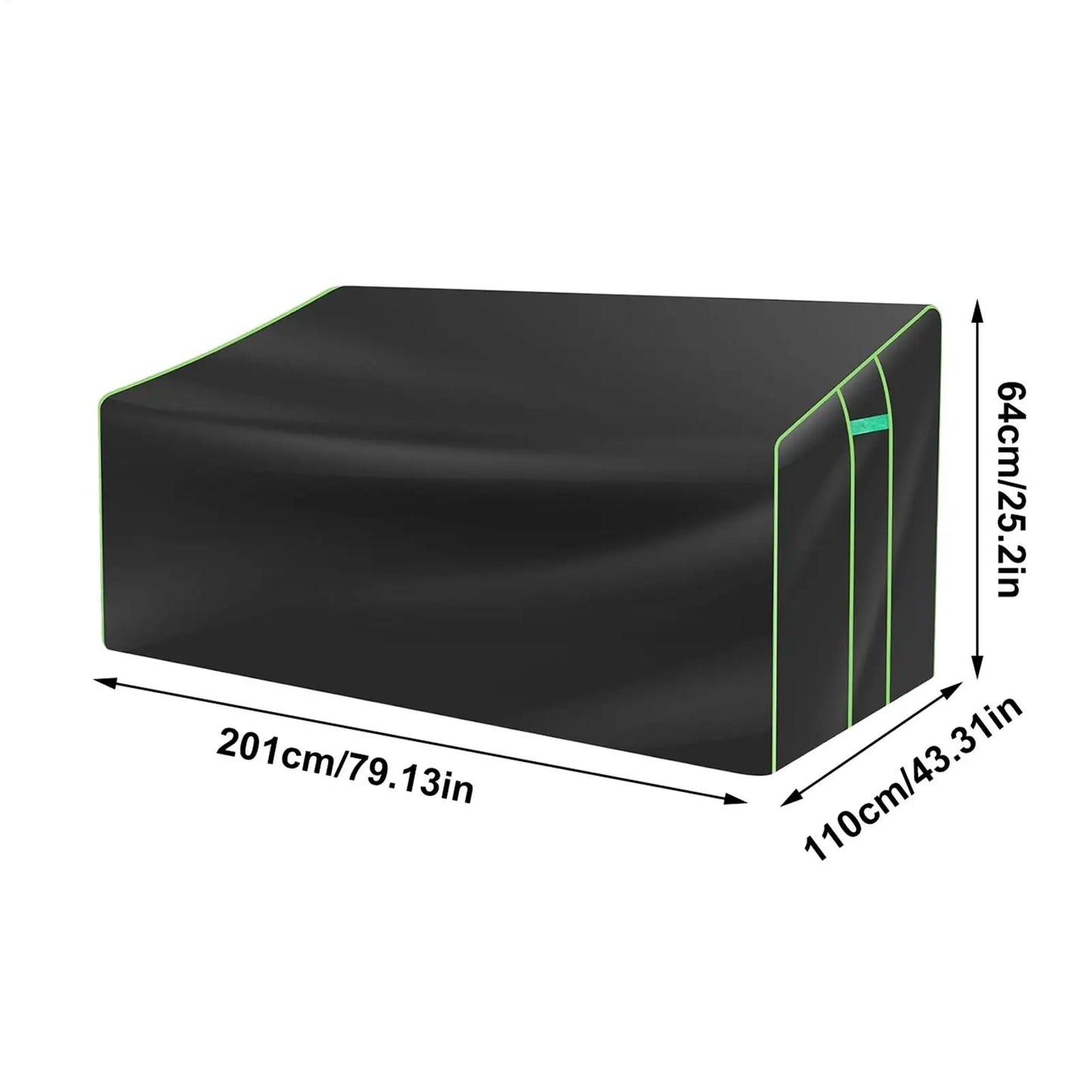 Heavy-Duty Outdoor Loveseat Cover | Waterproof 2-Seater Bench Patio Furniture Cover Peaceful Pleasures Health and Wellness