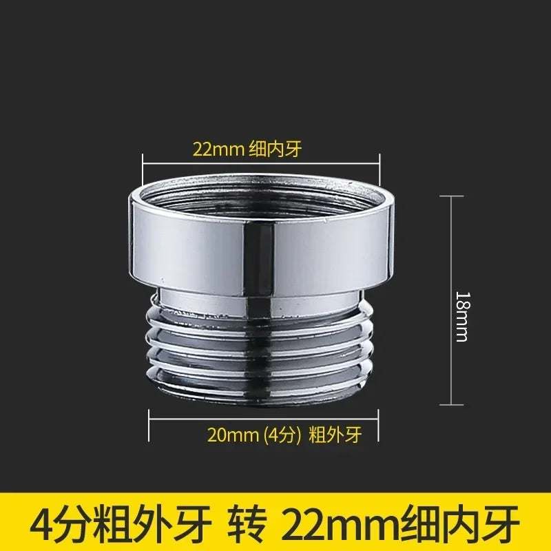Brass Faucet Thread Coupler 1/2" to M16–M28 | Kitchen & Bath