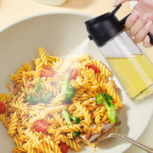 2-in-1 Oil Spray & Pour Bottle | 500ml Food-Grade Sprayer Oil Spray Bottle Oasis Select
