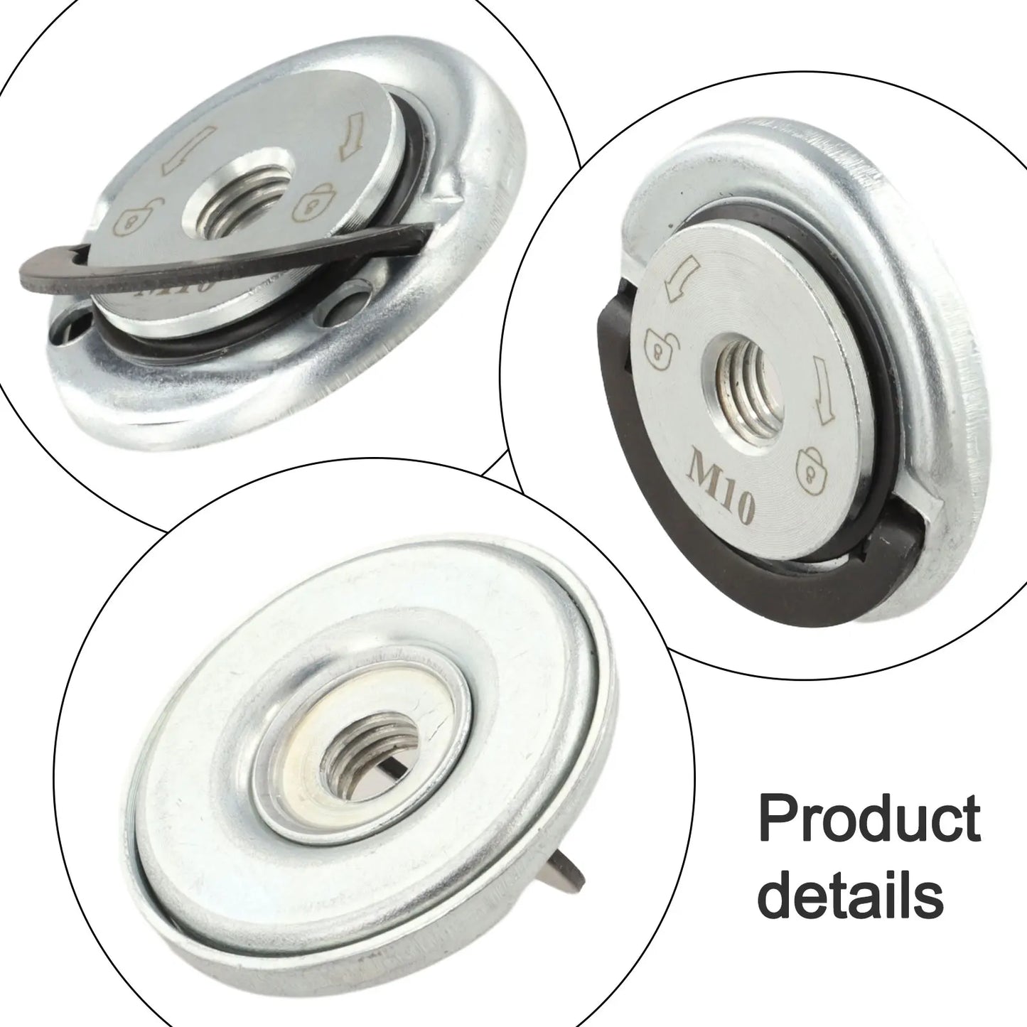 M10 Self-Locking Angle Grinder Flange Nut Pressing Plate