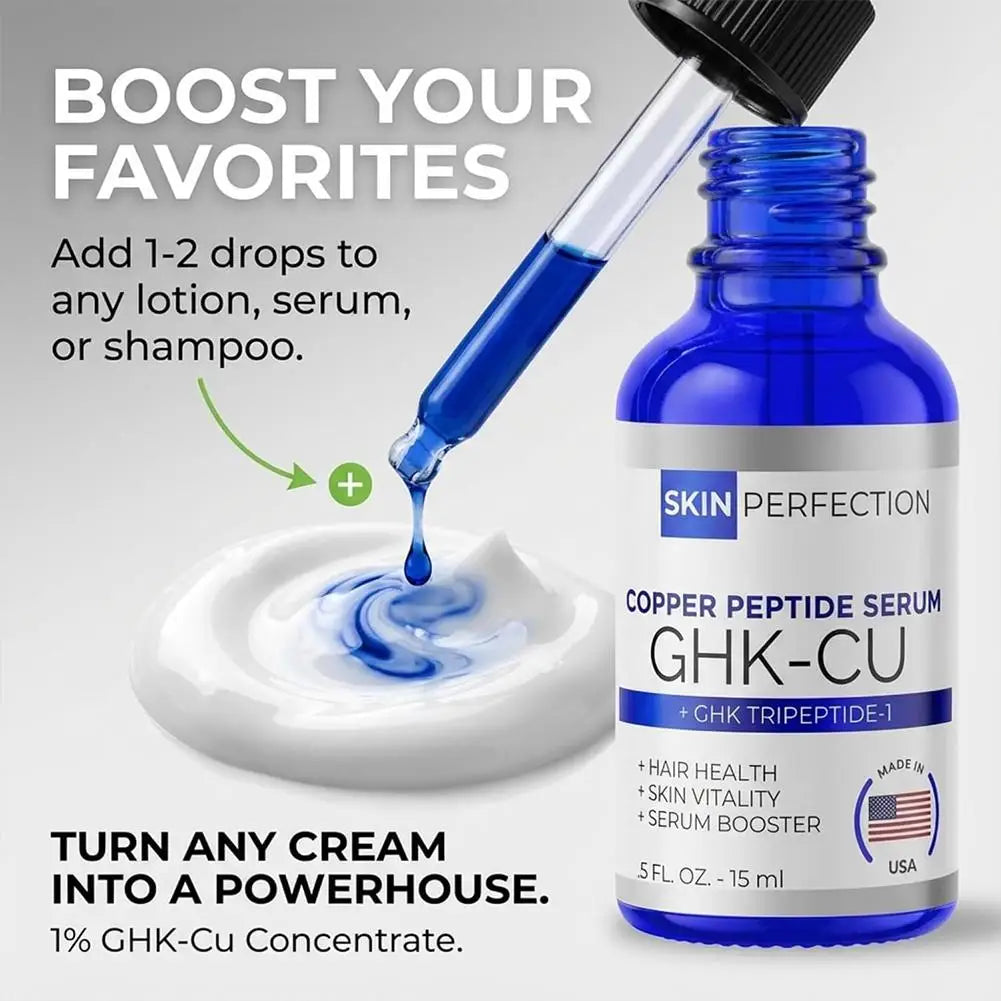 Ghk-Cu Facial Serum Deeply Nourishing Formula Providing Long-Lasting Hydration for Dry and Dehydrated Skin Skincare Peaceful Pleasures Health and Wellness