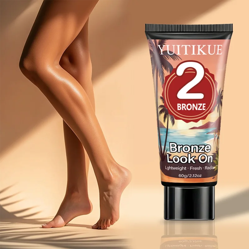 YUITIKUE 2 Bronze Self Tanning Lotion 60g Lightweight, Fresh Formula for Natural Radiant Bronze Skin Peaceful Pleasures Health and Wellness