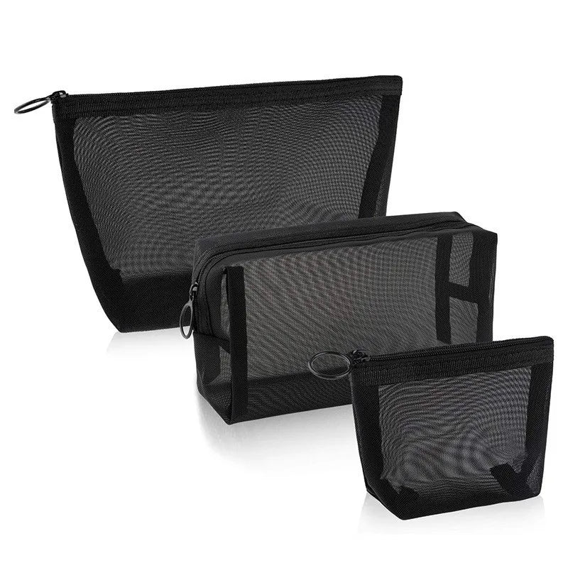 Mesh Cosmetic Bag | Large Capacity Portable Travel Organizer