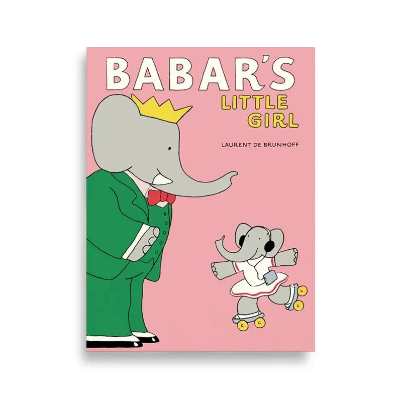Cartoon Elephant Family Car Cute Yoga Anime Poster and Prints Canvas Printing Wall Art Picture for Kids Room Nursery Decoration Peaceful Pleasures Health and Wellness