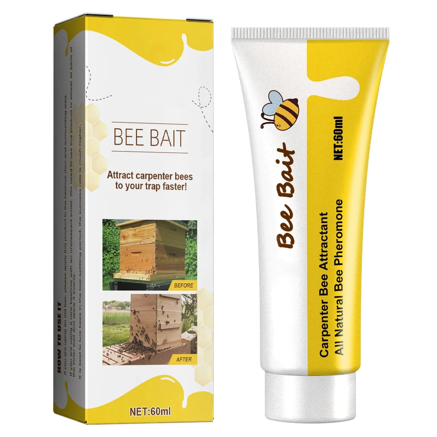 Bee Swarm Attractant Bait – Queen Pheromone Lure 60ml