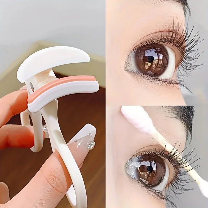 Portable Partial/Wide Angle Eyelash Curler, Durable Curled Natural Style, Suitable for Beginners, No Battery Required Peaceful Pleasures Health and Wellness